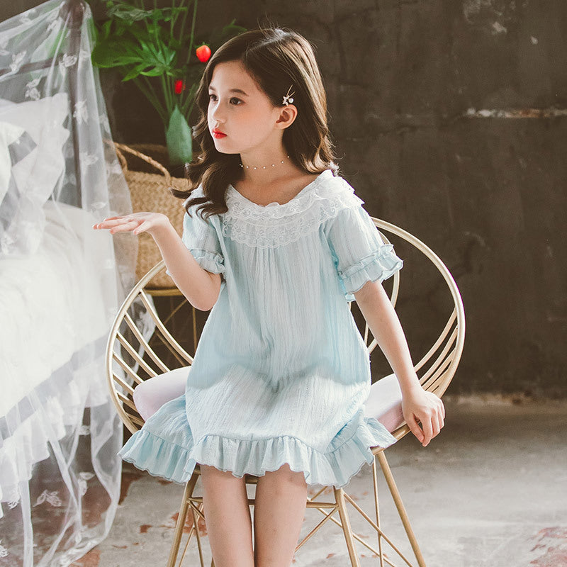 Robe de nuit à manches courtes pour enfants