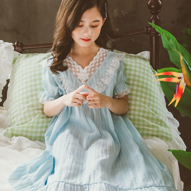 Robe de nuit à manches courtes pour enfants