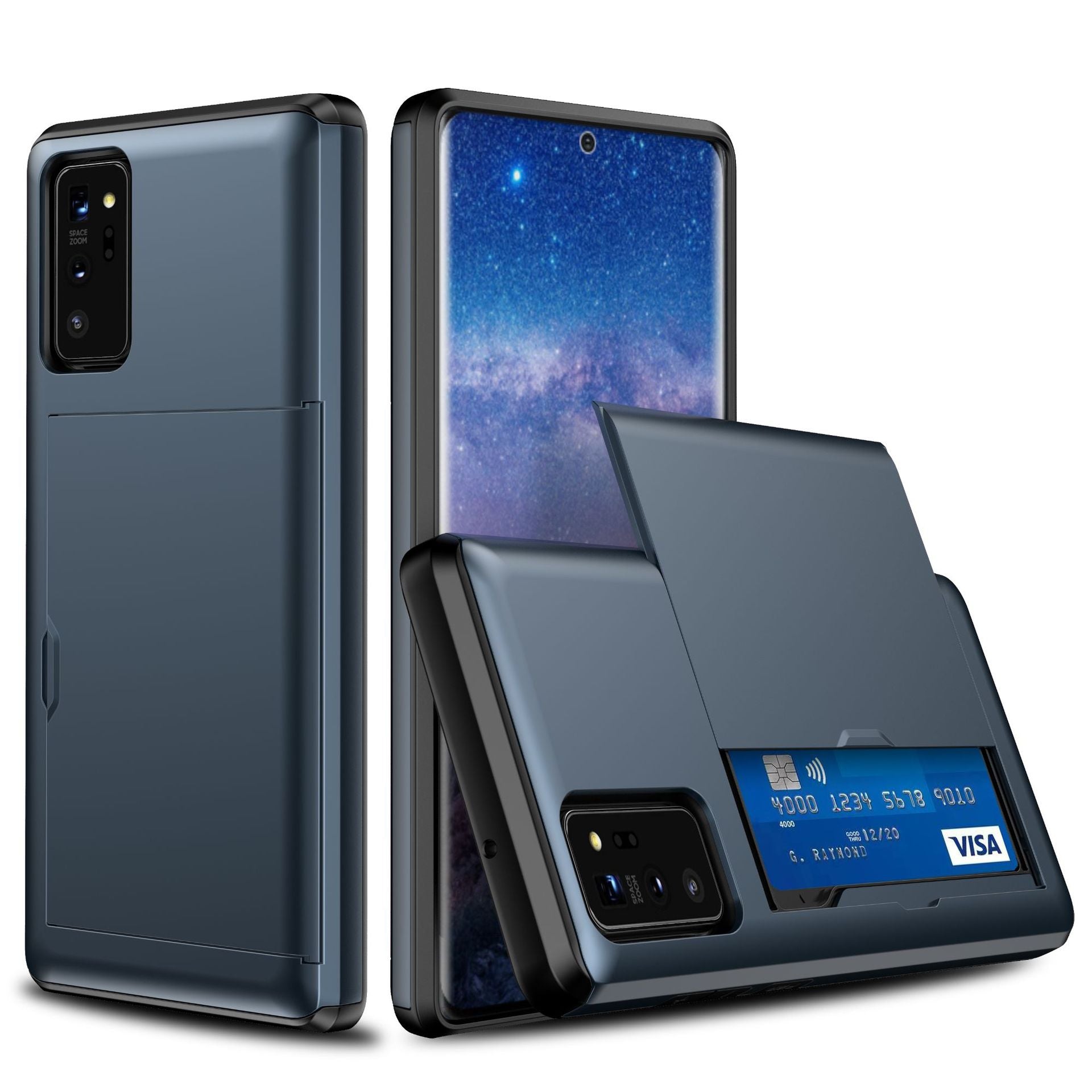 Boîte de téléphone à carte coulissante