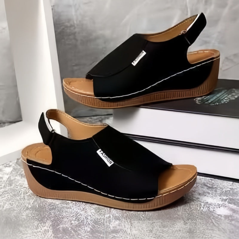 Sandales polyvalentes à semelle épaisse pour femmes et poids léger