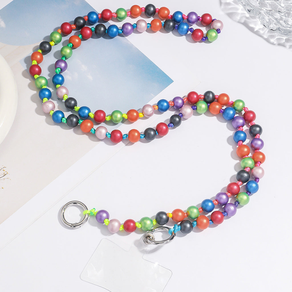 Bracelet de téléphone portable perlé de couleur sauvage