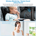 Casques RF sans fil HiFi sur écouteurs d'oreille Récepteur d'émetteur RF avec cabine en forme de MicY