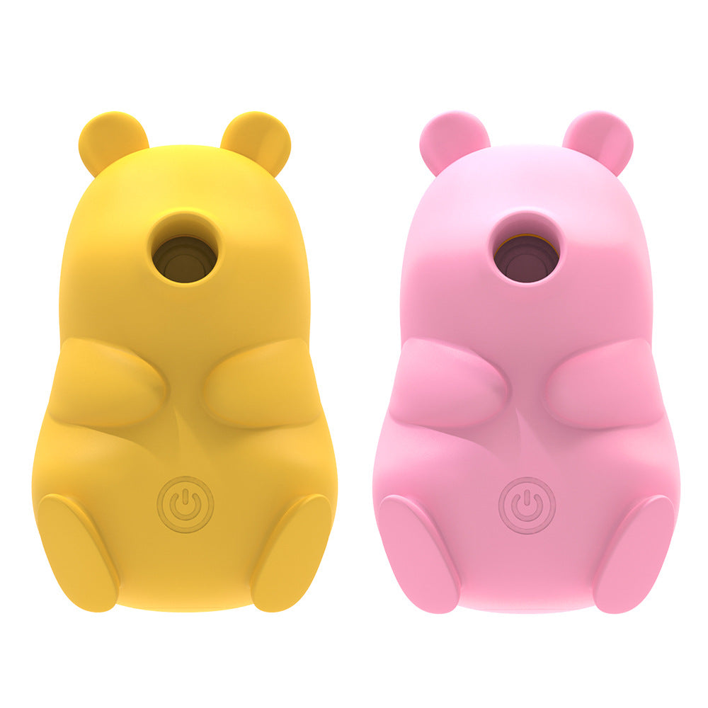 Jouet mignon ours dispositif de massage sucant