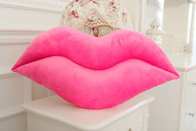 Creative sexy peluche oreiller grandes lèvres