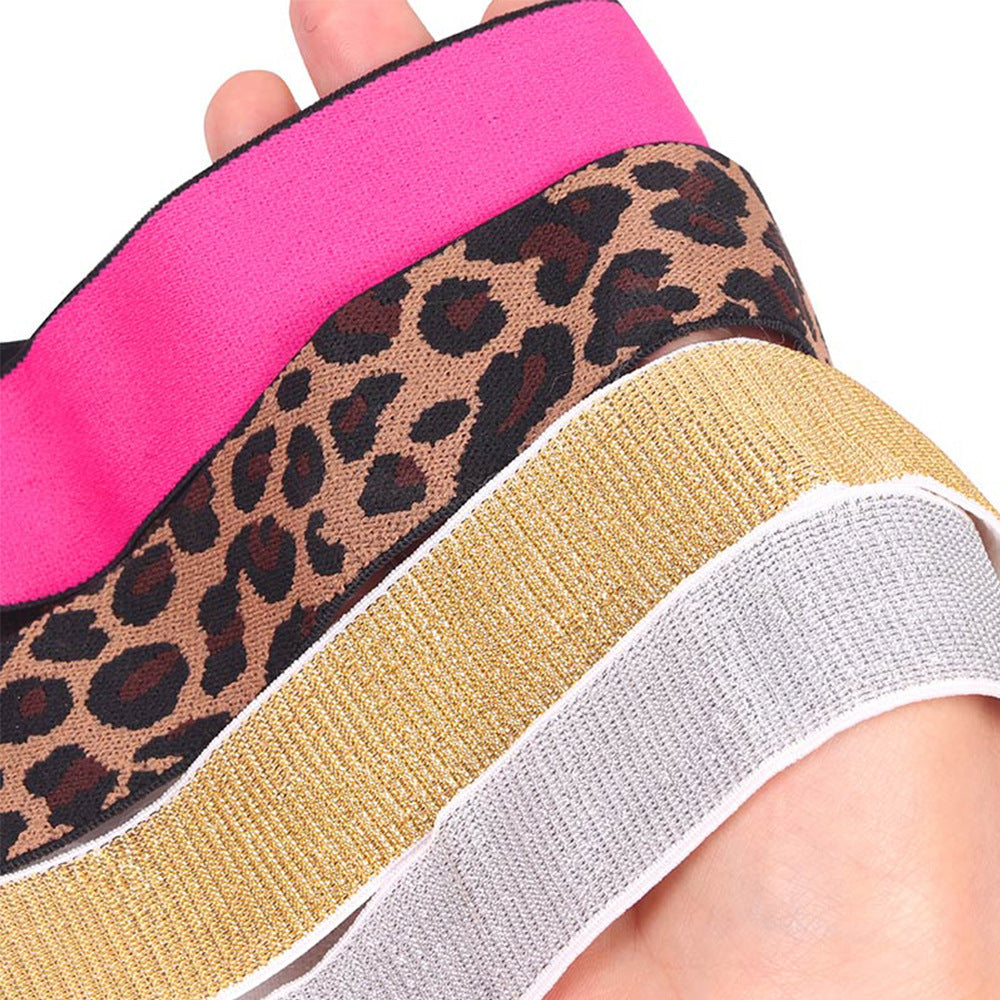 Bande de fixation rouge rose Wig Edge Velcro Bandeau antidérapant réglable