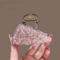 Style coréen Triangular Full-diamond Clip pour les femmes