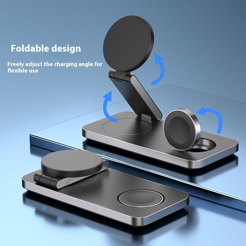 Solid Color 4-in-1 Magnetic Wireless Charger