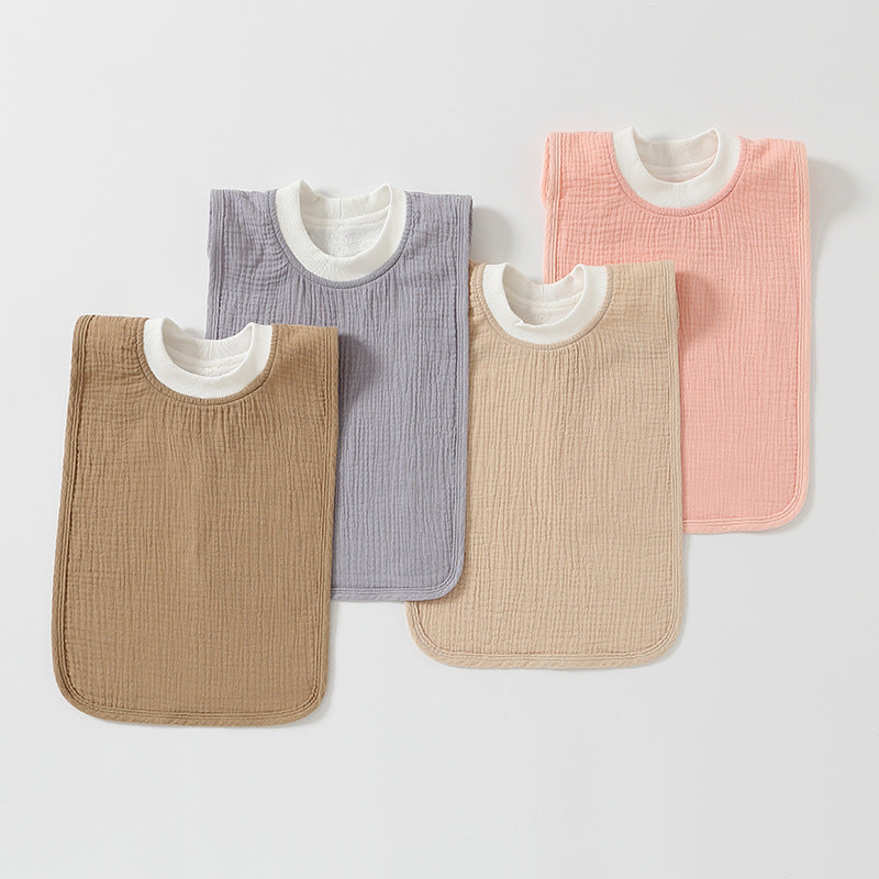 Grand bavoir de linge pour enfants qui résiste aux étourdissements
