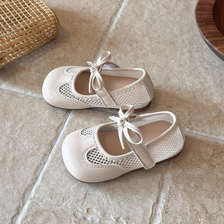 Chaussures en cuir Mesh pour filles
