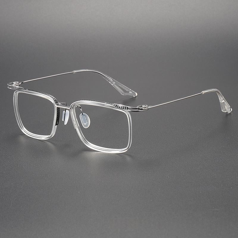 Cadre en verre anti-bleu clair de titane pur Myopia