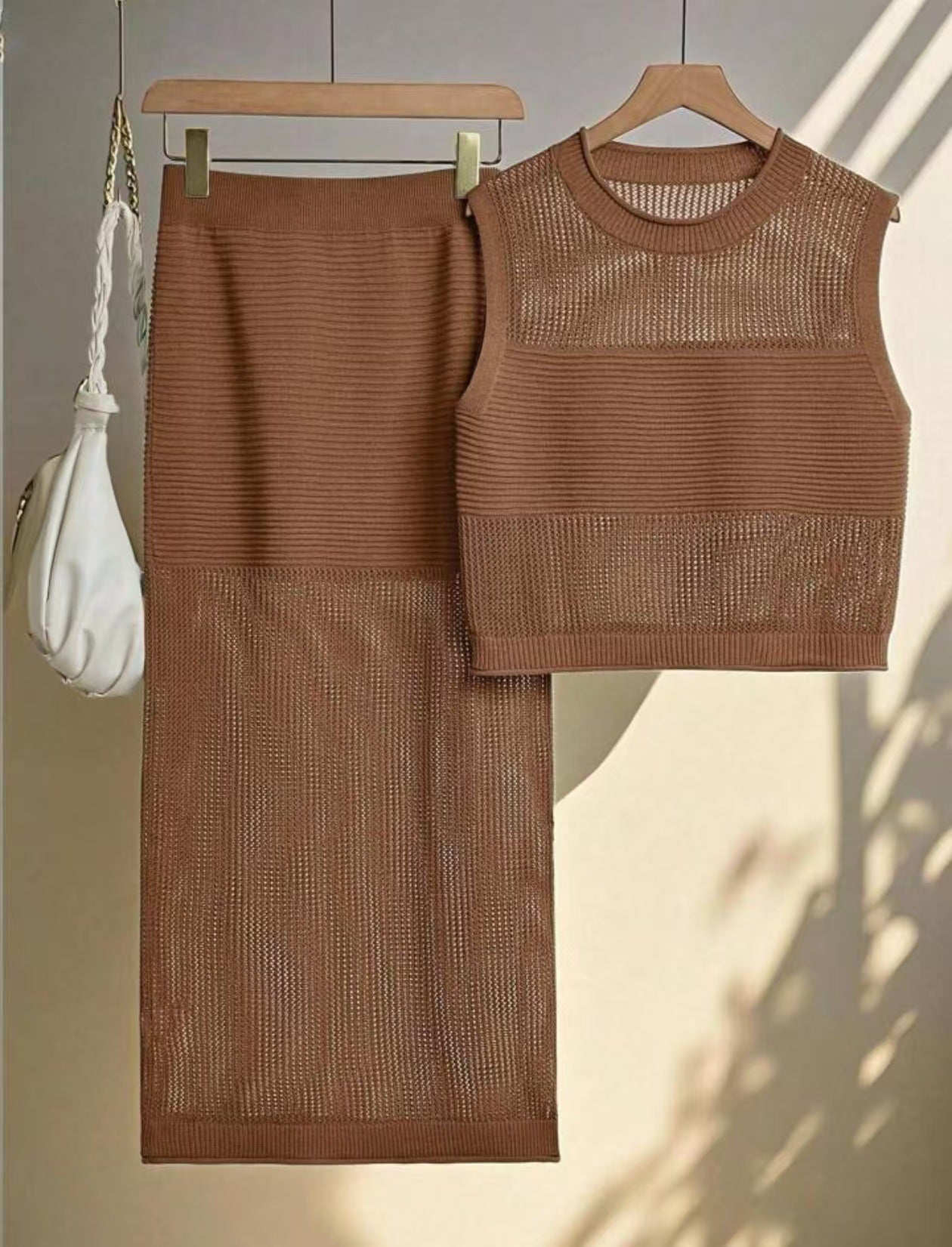 Ensemble de Vestes sans manches Slim-fit de style européen et américain