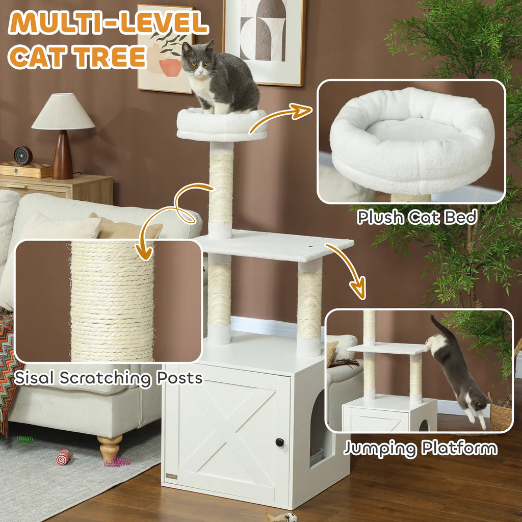 Maison de chat en bois / Arbres de chat /Tour d'escalade de chat