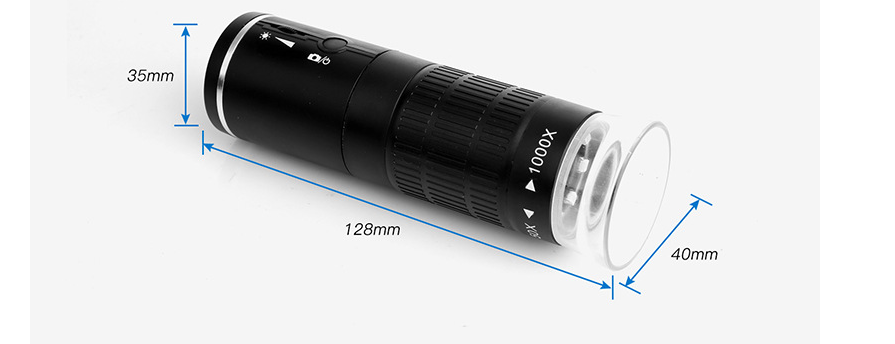 HD 2 millions de téléphone portable numérique wifi microscope