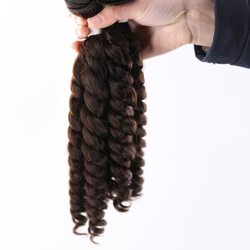 Ensemble de rideaux de cheveux en fibre chimique