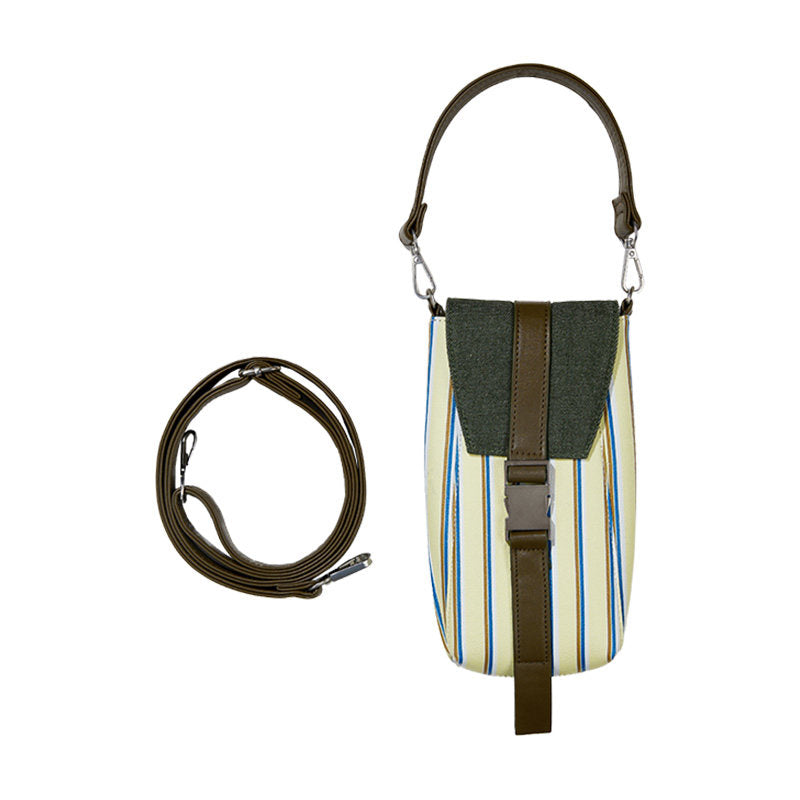 Sac de téléphone rayé