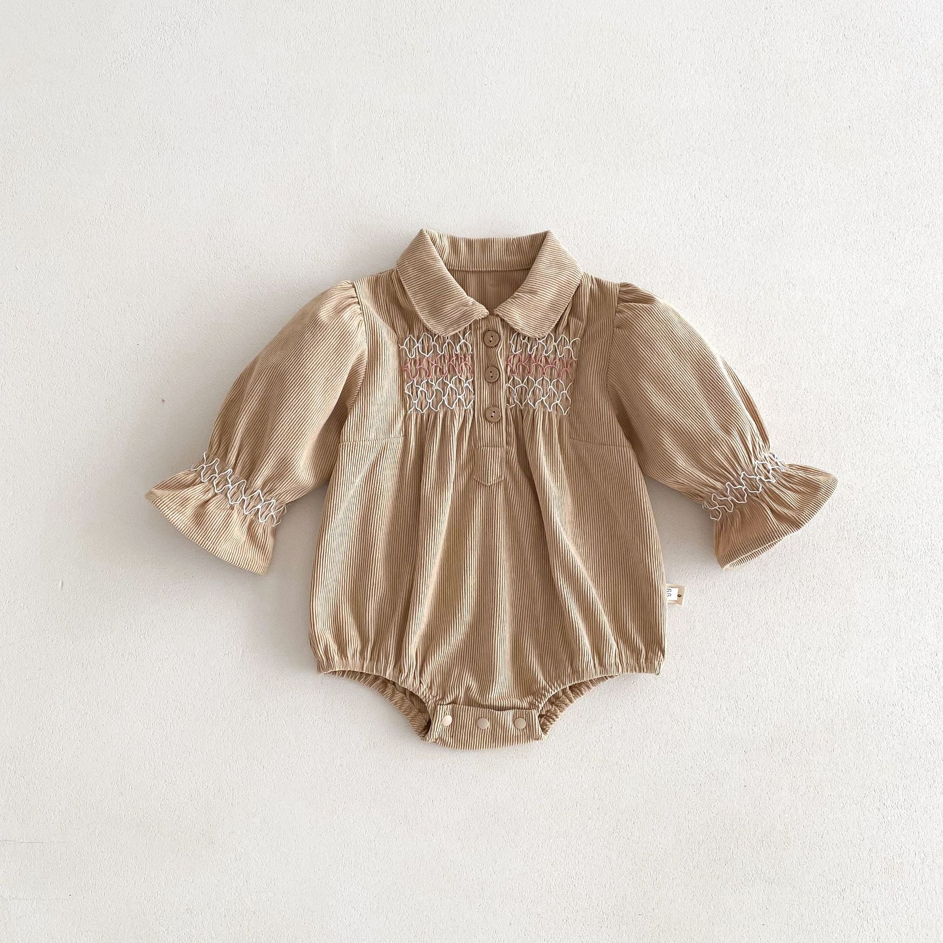 Robe de saut Triangle pour bébé fille Corduroy