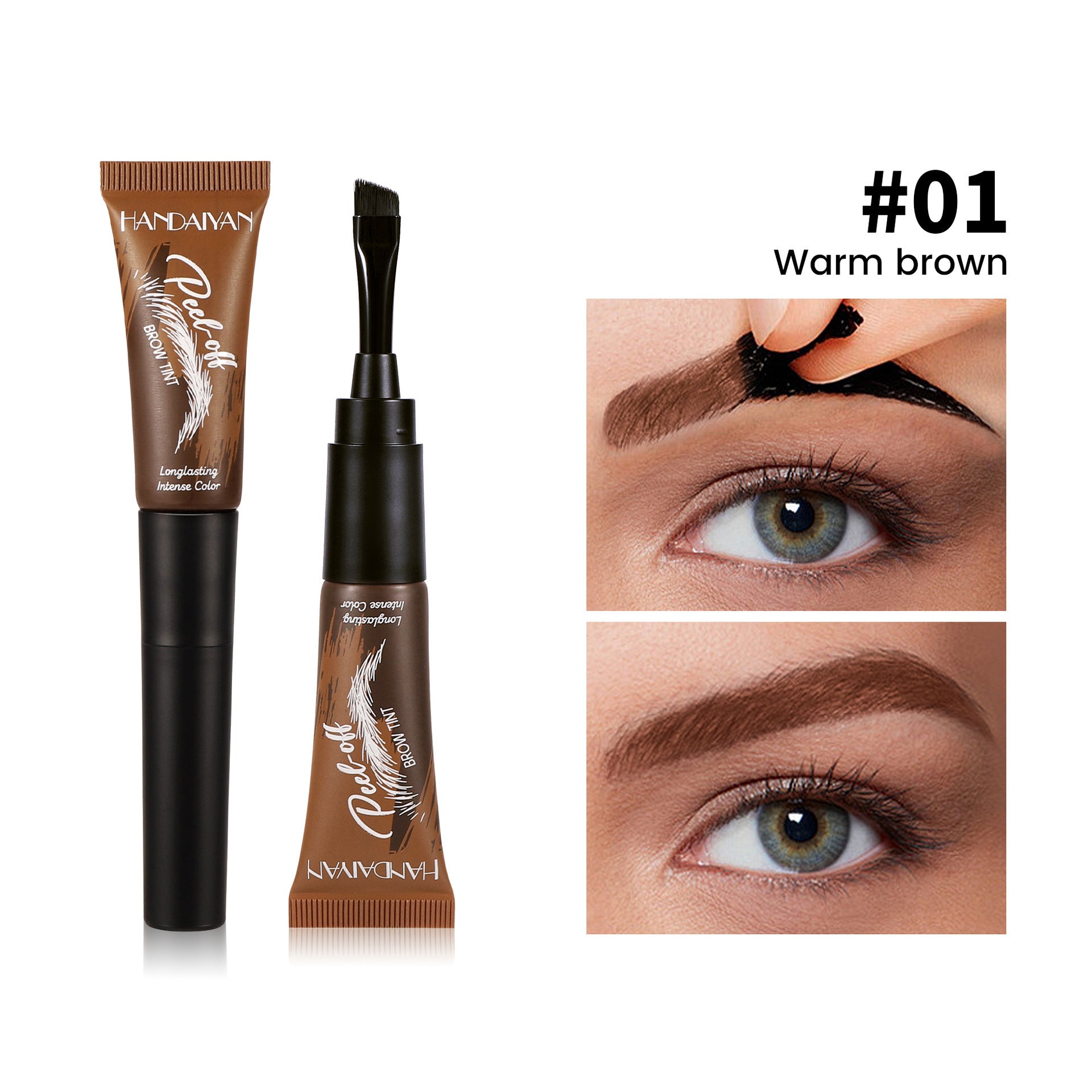 Teinture de sourcils imperméable longue durée