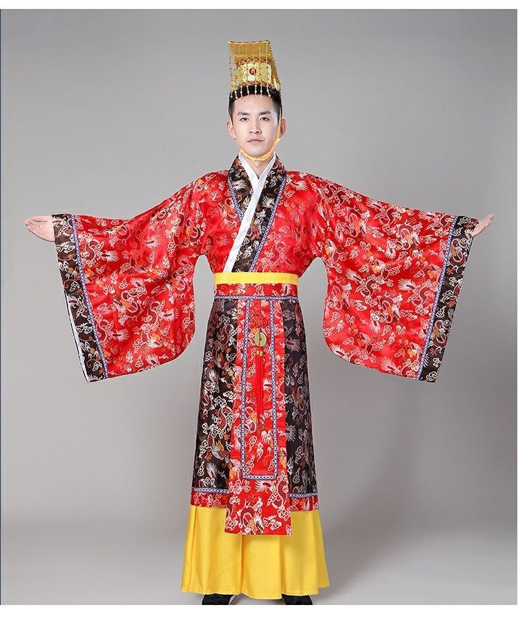 Costume antique de l'empereur de la dynastie Tang