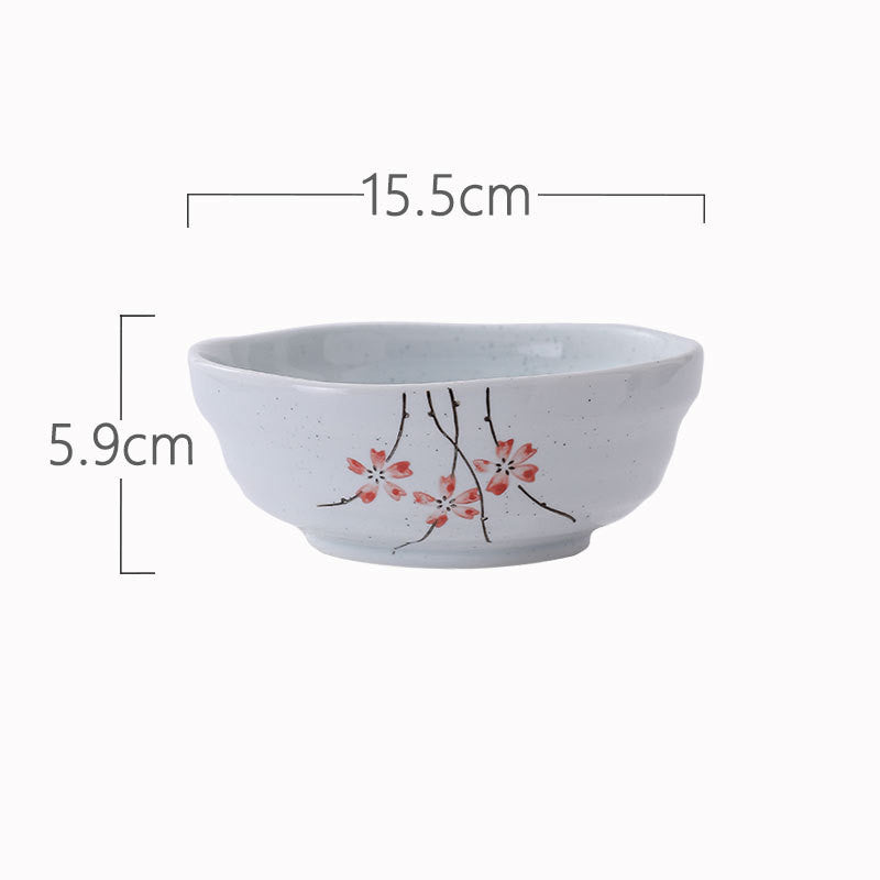 Créative Underglaze Color Tableware Ménage Dessert Ramen Bowl