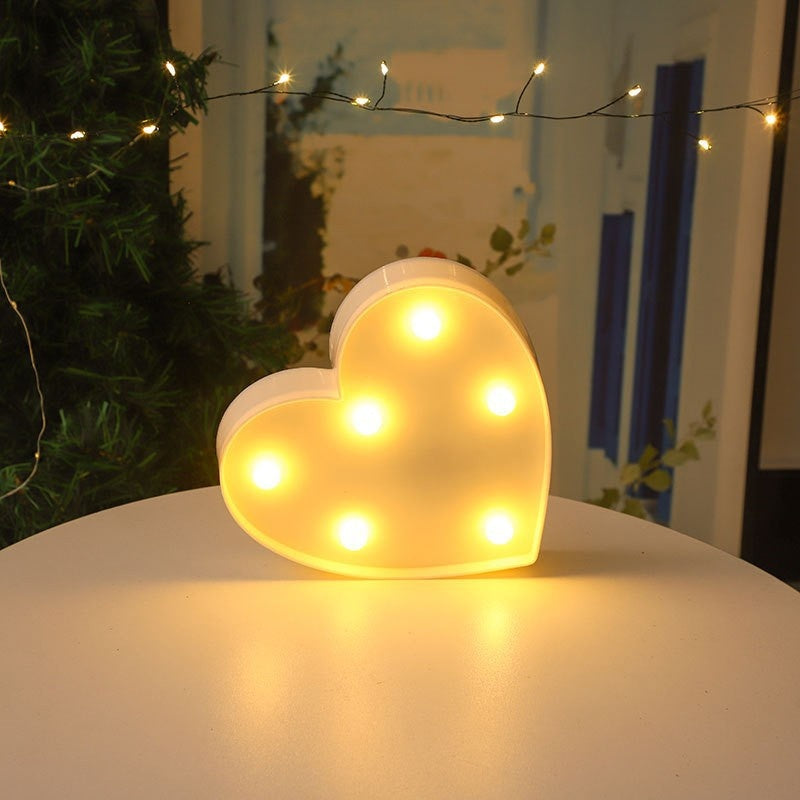 Proposition LED Signe lumineux avec joyeux anniversaire Une décoration romantique Glowing pour le