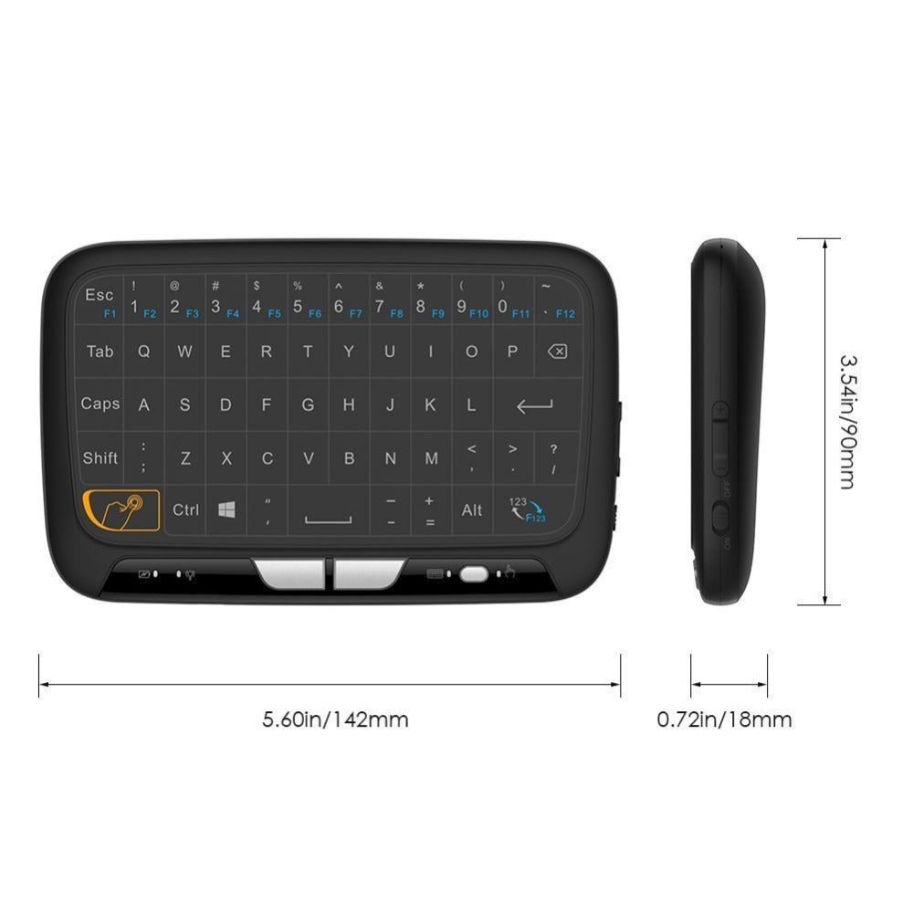 Mini H18 Clavier sans fil 2.4GHz AirFly Mouse Télécommande Jeu Touchpad pour Android TV