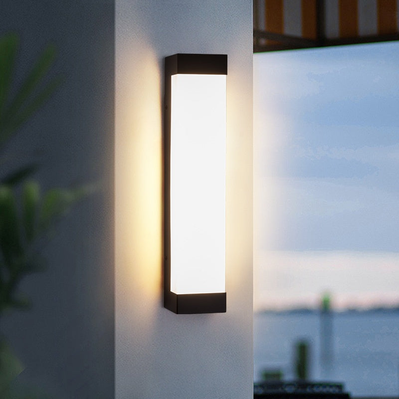 Long Mur Sconce Extérieur Courtyard Lumière