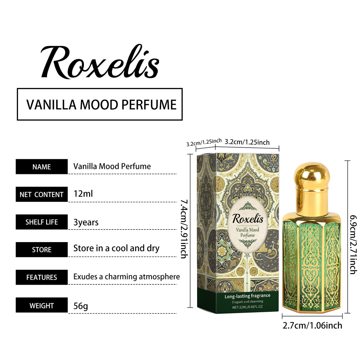 Vanilla Mood Arabian Roll sur l'huile de parfum