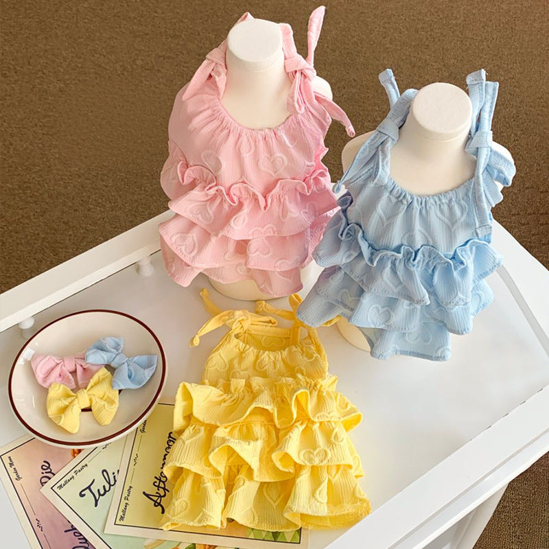Robe de chien en forme de cœur printemps-été