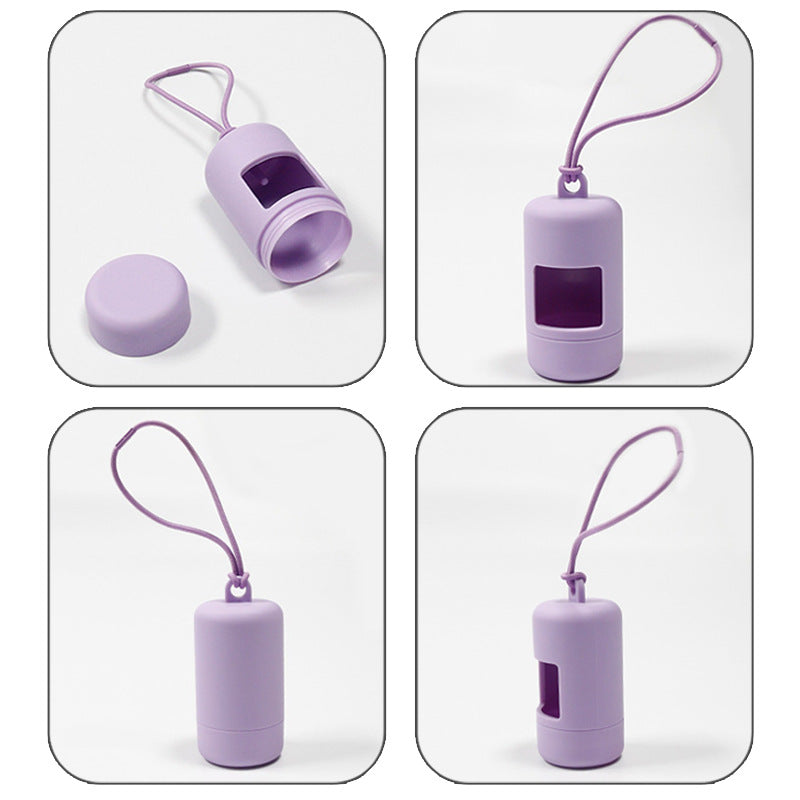 Porte-bags portable en PVC Poop