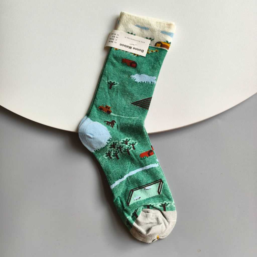 Chaussettes d'automne européennes et américaines