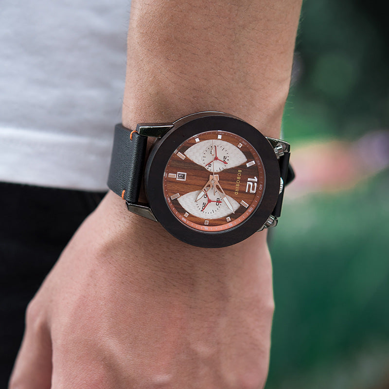 Modèle de montre en bois T30