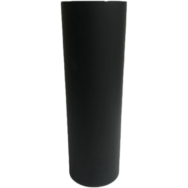 Matière indiquée sur l'étiquette Matte Black PVC Autocollant