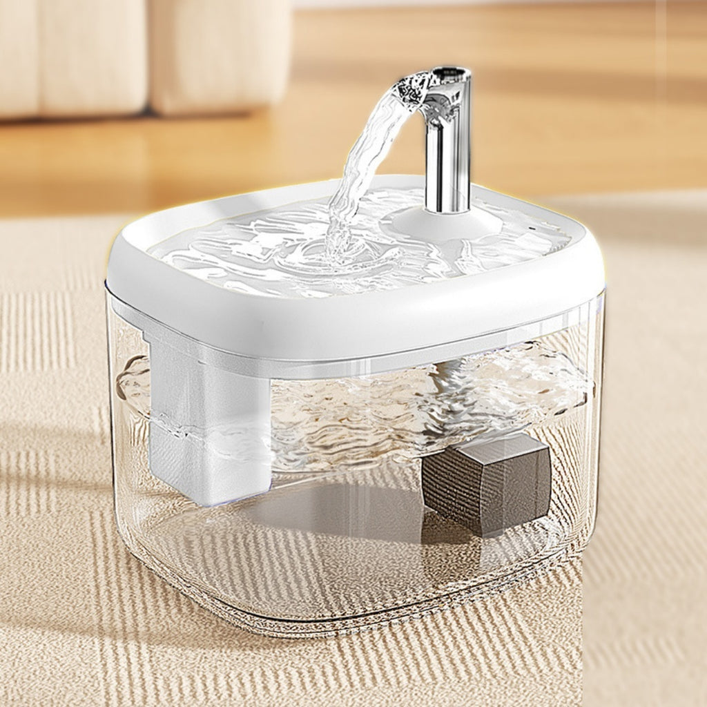 Fontaine d'eau de circulation automatique pour les chats