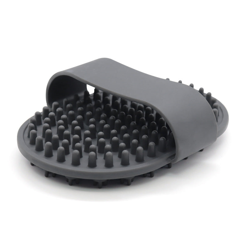 Pet Silicone brosse de bain outil de nettoyage spécialisé pour les chats et les chiens