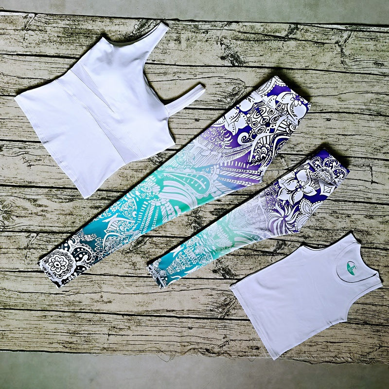 Danse fitness parent-enfant costume de yoga