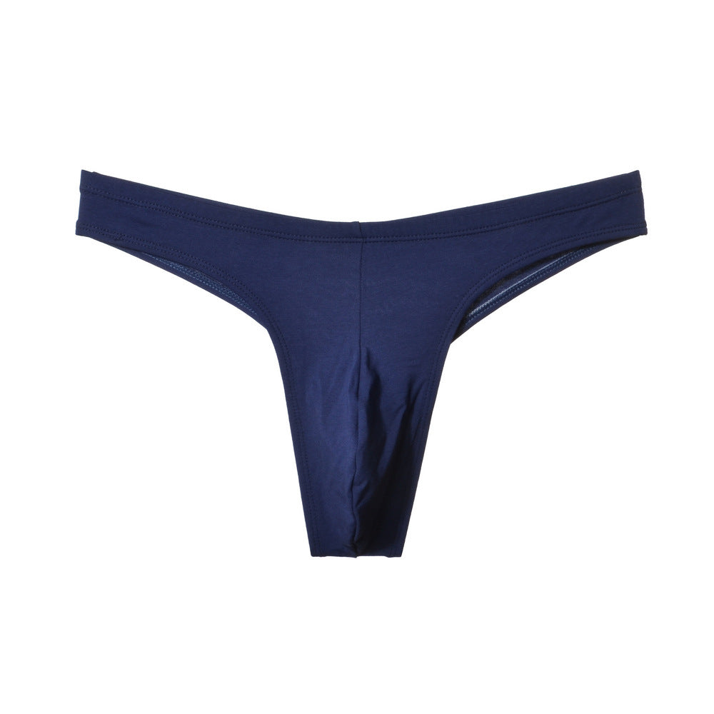 European And American Low Waist Cotton U Sac Sous-vêtements Hommes