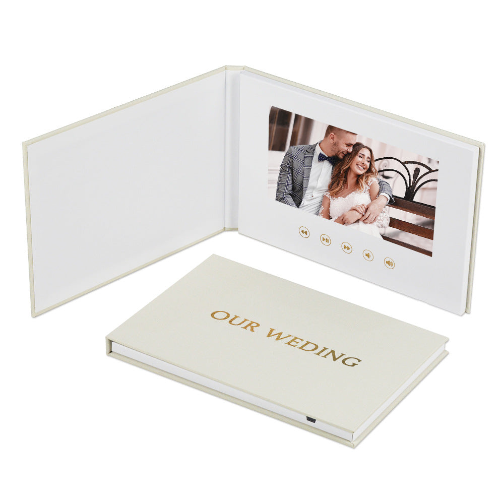 Invitation vidéo multifonctionnelle pour mariage commercial