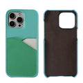 Boîte de téléphone en cuir couleur de la carte