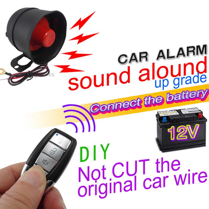 Touche anti-rayure de l'alarme de voiture