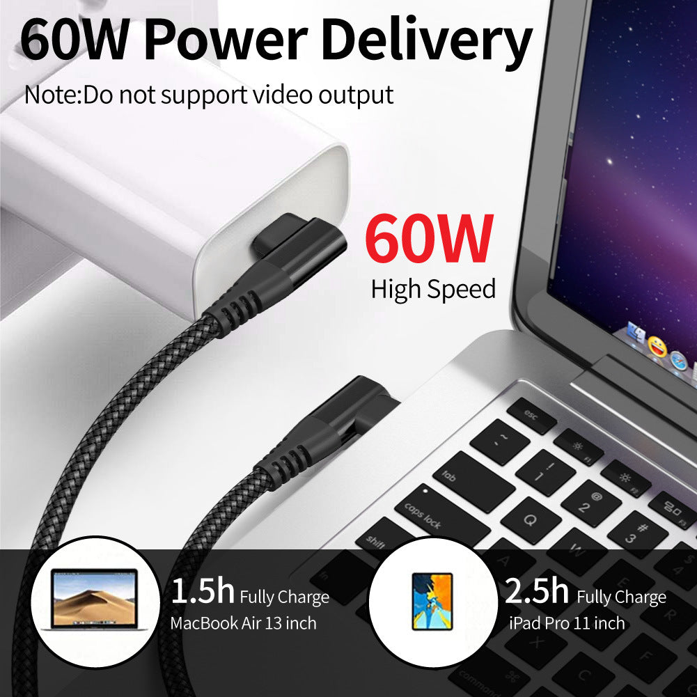Câble de charge double tête 15pd charge rapide