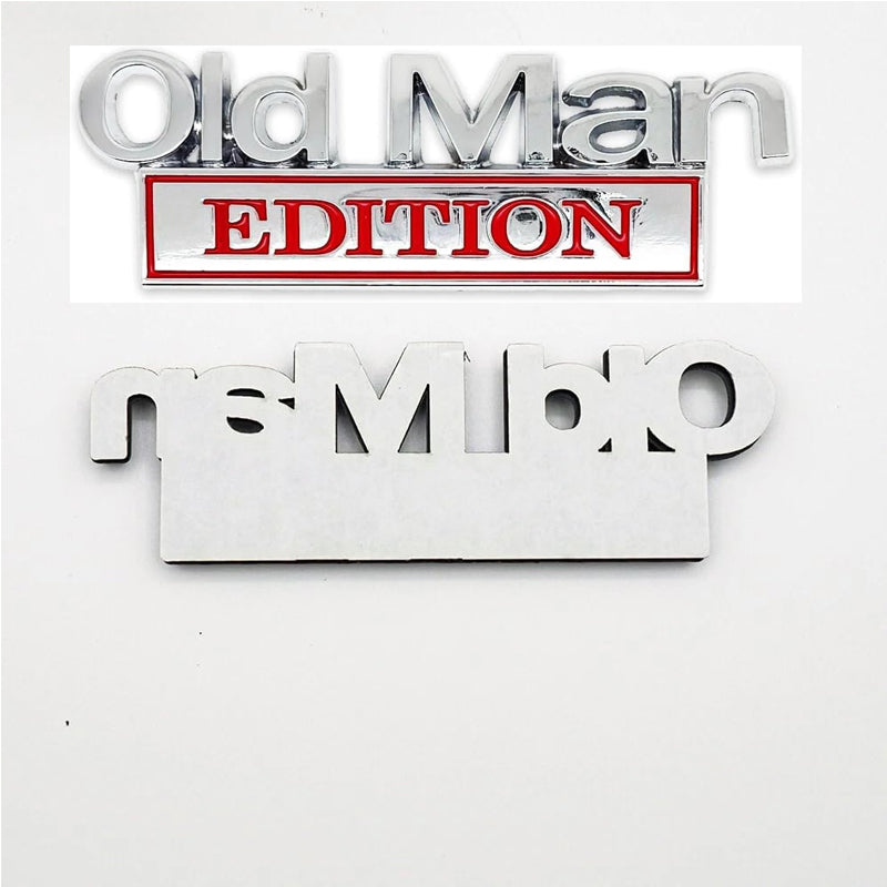 2-pack Old Man Edition Emblems