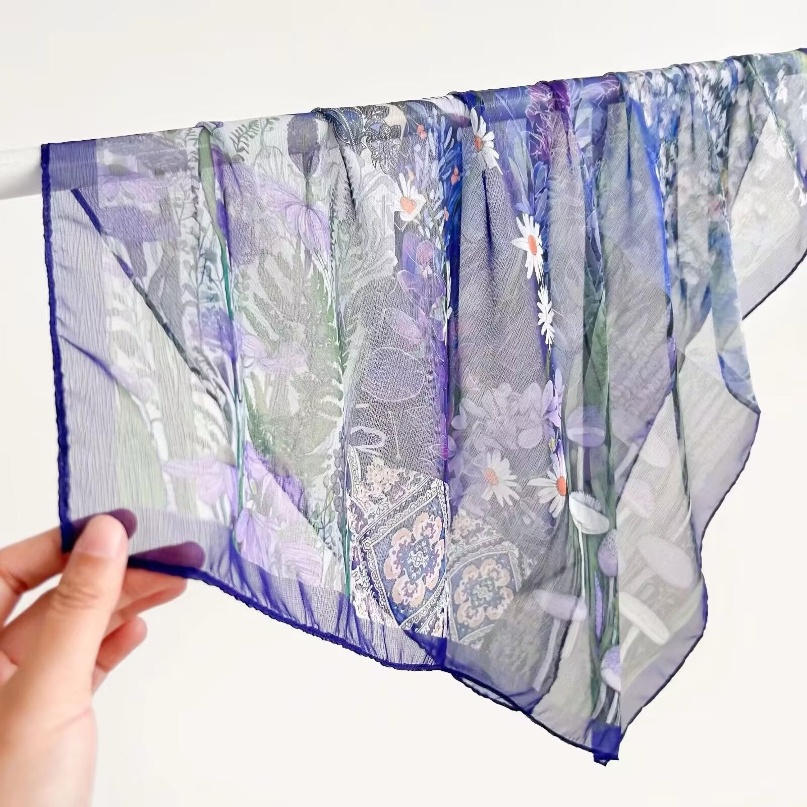 Écharpe de cou vintage haut de gamme parfaite comme vêtement de dessus Châle