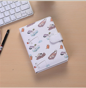 King Valley Ukiyoga Grand 32K Cartoon Créatif Boucle magnétique Cahier de notes Livres de notes Nouveau