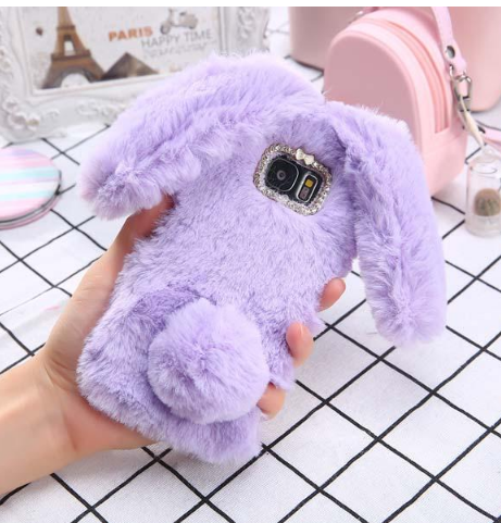 Cas de téléphone en silicone pour lapin de lapin