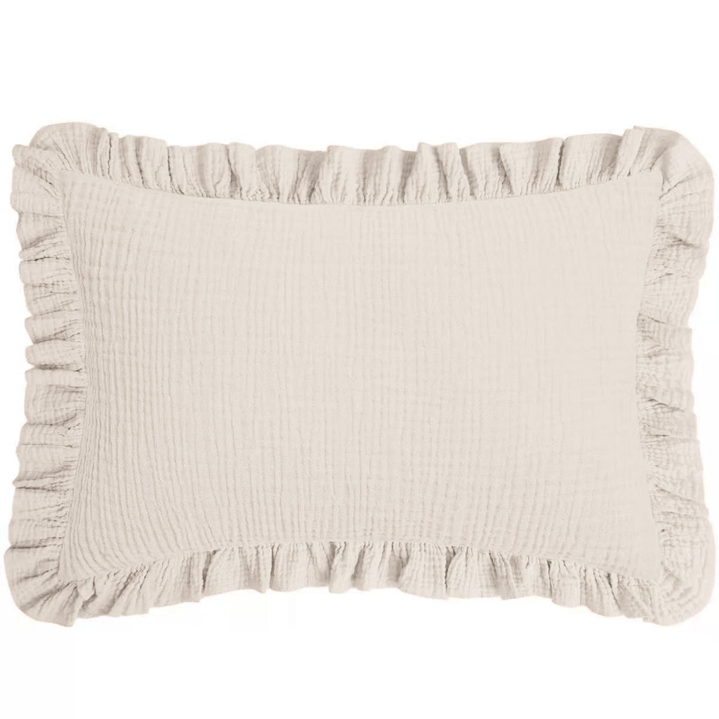 Coussin en coton respirant Gauze Ruffle pour enfants