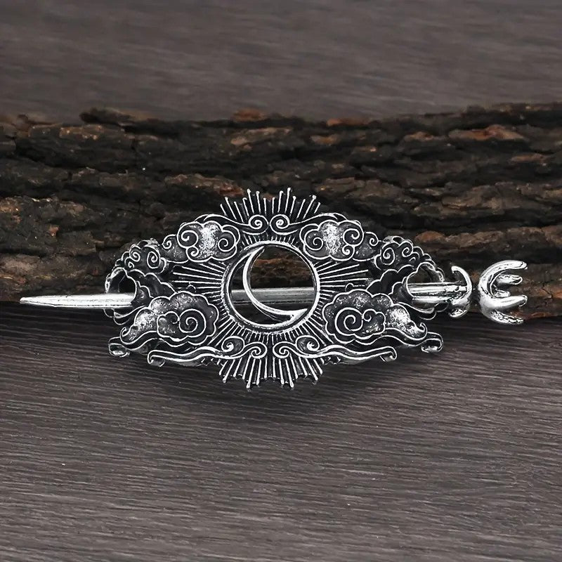 Femmes Barrettes Viking Alliage animal Crescent Nuage