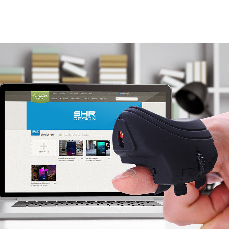 Souris Bluetooth 2.4g anneau de doigts lazy
