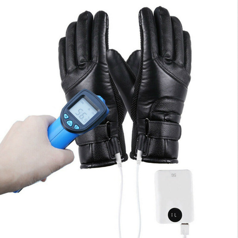 Gants Power Bank avec chauffage USB coupe-vent Et résistant au froid