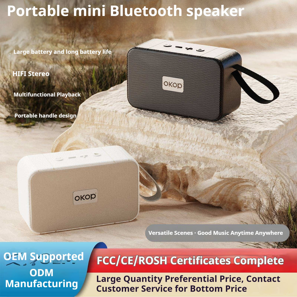 KP-869 Haut-parleur Bluetooth sans fil le plus vendu Poignée portable Longue durée de vie de la batterie Minimalis