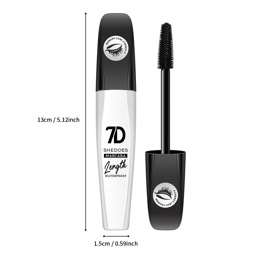 Mascara 7D imperméable facile à enlever et anti-buée